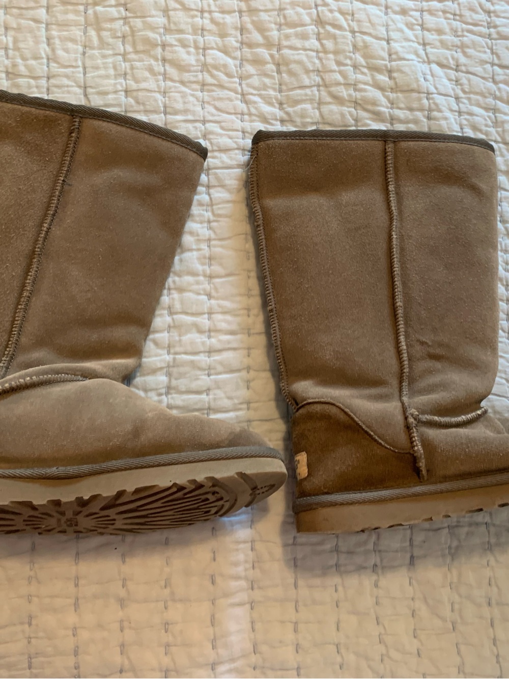 UGG Classic Tall Suede Boots in Dark Gray | 9